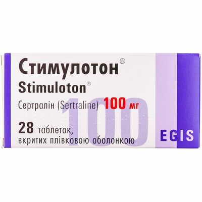 Стимулотон таблетки по 100 мг №28 (2 блістери х 14 таблеток)