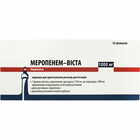 Меропенем-Виста порошок д/ин. по 1000 мг №10 (флаконы)
