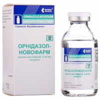 Орнидазол-Новофарм раствор д/инф. 5 мг/мл по 100 мл (флакон)