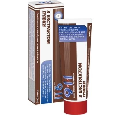 911 з екстрактом п'явки гель-бальзам по 100 мл (туба)