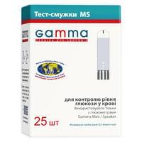 Тест-смужки для глюкометра Gamma MS Mini/Speaker 25 шт.