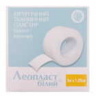 Пластырь хирургический Леопласт на тканевой основе белый 5 м х 1,25 см 1 шт.