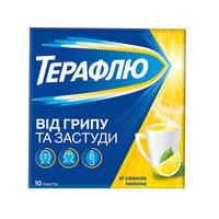 ТераФлю от гриппа и простуды со вкусом лимона порошок д/орал. раствора №10 (пакеты)