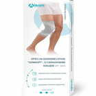 Бандаж на колінний суглоб Алком Comfort 3023 з 2 ребрами жорсткості та силіконовим кільцем розмір 5