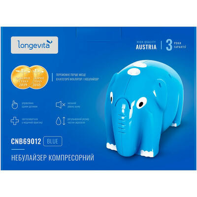 Ингалятор Longevita CNB69012 Blue компрессорный