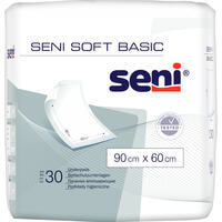 Пелюшки гігієнічні поглинаючі Seni Soft Basic 90 см х 60 см 30 шт.