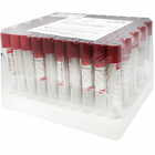 Пробирка вакуумная Vacumed 43906 для крови 6 мл стерильная 13 x 100 мм красная крышка 100 шт.