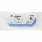 Шовный материал нерассасывающийся Prolene W8434 USP 0, колющая усиленная игла 40 мм 1/2, длина 100 см синий
