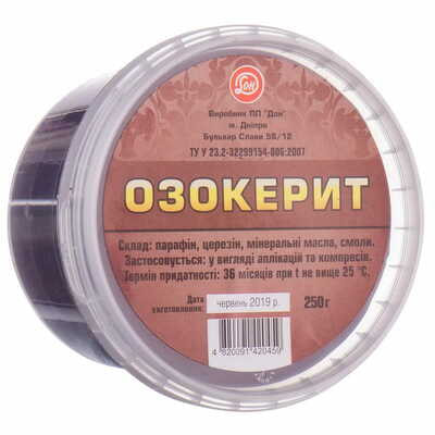 Засіб для аплікацій Озокерит Дон 250 г