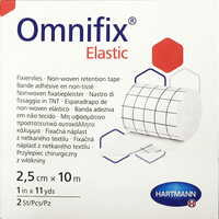 Пластырь медицинский Omnifix Elastic на нетканой основе эластичный 2,5 см х 10 м 2 шт.