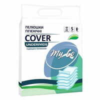 Пелюшки гігієнічні поглинаючі MyCo Cover 60 см x 60 см 5 шт.