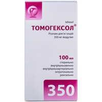 Томогексол раствор д/ин. 350 мг йоду/мл по 100 мл (флакон)