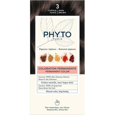 Крем-краска для волос Phyto Phytocolor тон 3 темный шатен