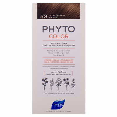 Крем-краска для волос Phyto Phytocolor тон 5.3 светлый шатен золотистый
