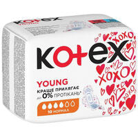 Прокладки гігієнічні Kotex Young Нормал 10 шт.