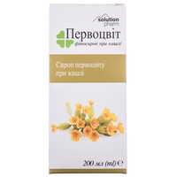 Первоцвіт при кашлі Solution Pharm фітосироп по 200 мл (флакон)