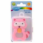 Прорезыватель для зубов Lindo 321 Зверушки силиконовый в контейнере