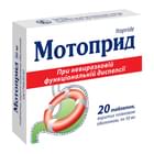 Купить Мотоприд таблетки по 50 мг №20 (2 блистера х 10 таблеток) Мотоприд таблетки по 50 мг №20 (2 блистера х 10 таблеток)