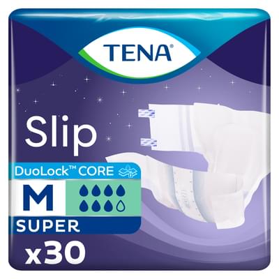 Подгузники для взрослых Tena Slip Super Medium 30 шт. NEW