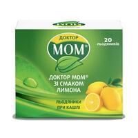 Доктор Мом со вкусом лимона леденцы №20 (5 блистеров х 4 леденца)