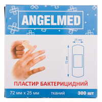 Купить Пластырь бактерицидный Family Plast Angelmed на тканевой основе 25 мм х 72 мм 300 шт. Пластырь бактерицидный Family Plast Angelmed на тканевой основе 25 мм х 72 мм 300 шт.
