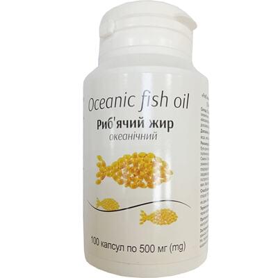 Риб`ячий жир океанічний капсули по 500 мг №100 (флакон)