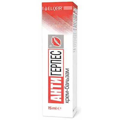 Крем-бальзам для губ Еліксир Антигерпес 15 мл