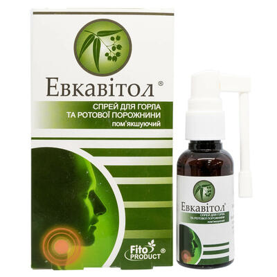 Эвкавитол спрей д/горла и ротов. полости по 30 мл (флакон)