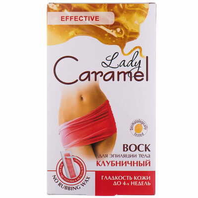 Віск для депіляції Caramel полуничний 16 шт.