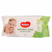 Серветки вологі дитячі Huggies Natural Care Extra Care 56 шт.