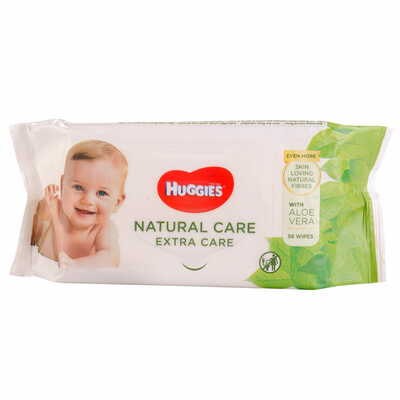 Салфетки влажные детские Huggies Natural Care Extra Care 56 шт.