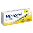 Купить Нигисем таблетки по 5 мг №30 (3 блистера х 10 таблеток) Нигисем таблетки по 5 мг №30 (3 блистера х 10 таблеток)