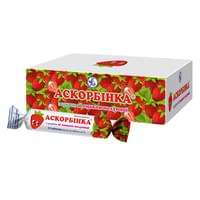 Купить Аскорбинка с сахаром со вкусом клубники таблетки по 25 мг №120 (12 упаковок х 10 таблеток) Аскорбинка с сахаром со вкусом клубники таблетки по 25 мг №120 (12 упаковок х 10 таблеток)