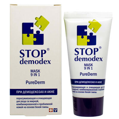 Маска для лица Stop Demodex 9 в 1 Pure Derm 50 мл