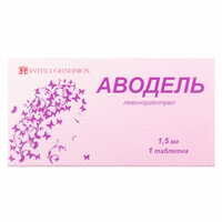 Аводель таблетки по 1,5 мг №1 (блистер)