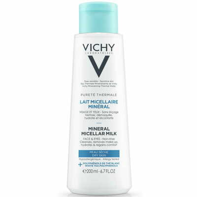 Молочко для обличчя та очей Vichy Purete Thermale очищуюче міцелярне 200 мл