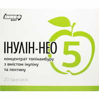 Инулин-Нео 5 со вкусом яблока порошок д/орал. раствора по 6 г №20 (саше)