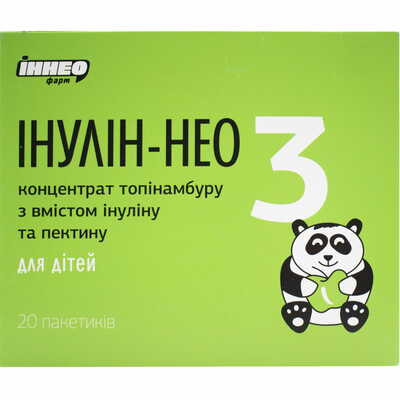 Инулин-Нео 3 для детей со вкусом яблока порошок д/орал. раствора по 4 г №20 (саше)