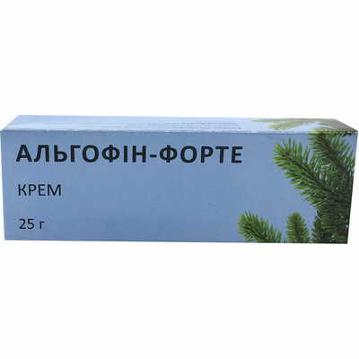 Альгофін-Форте крем по 25 г (туба)