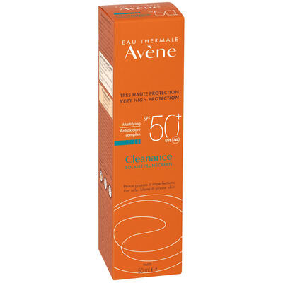 Засіб сонцезахисний Avene Cleanance для жирної шкіри SPF 50+ 50 мл