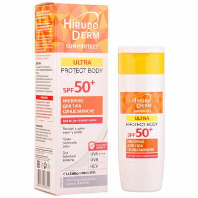 Молочко сонцезахисне Hirudo Derm Sun Protect Ultra Protect Body SPF50+ 150 мл