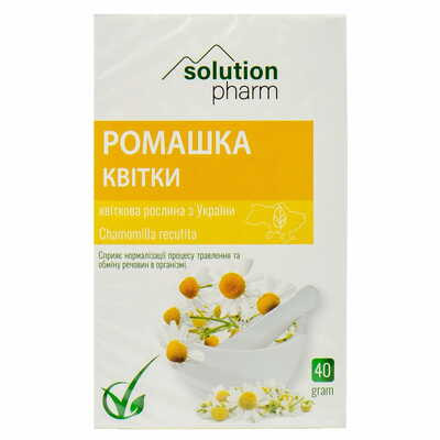 Ромашки квіти Solution Pharm`я по 40 г (коробка з внутр. пакетом)