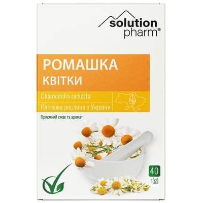 Ромашки квіти Solution Pharm`я по 40 г (коробка з внутр. пакетом) (Ключі Здоров'я)