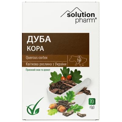 Дуба кора Solution Pharm по 70 г (коробка с внутр. пакетом)