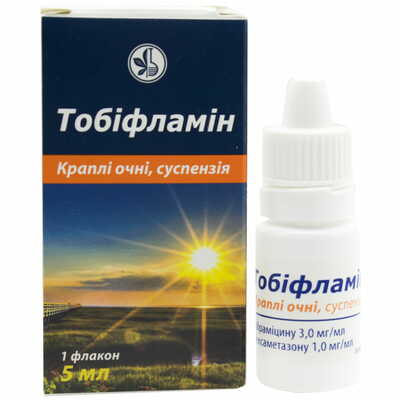 Тобифламин капли глаз. по 5 мл (флакон)