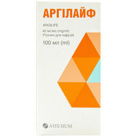 Аргілайф розчин д/інф. 42 мг/мл по 100 мл (флакон)
