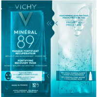 Маска для лица Vichy Mineral 89 тканевая укрепляющая для увлажнения и восстановления кожи 29 мл