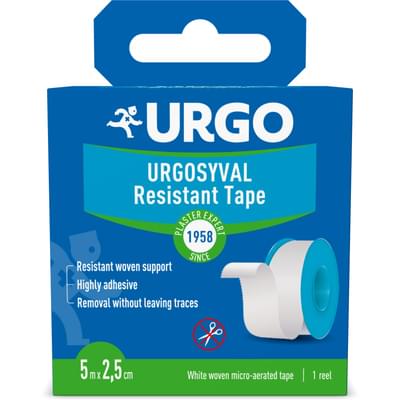 Пластырь медицинский Urgosyval на шелковой основе 5 м х 2,5 см 1 шт.