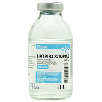 Натрію хлорид Діако Біофармачеутічі розчин д/інф. 0,9% по 100 мл (пляшка)