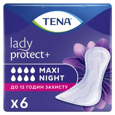 Прокладки урологічні Tena Lady Maxi Night нічні 6 шт.